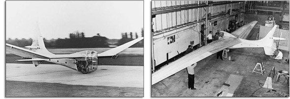 The Puffin human-powered aeroplane