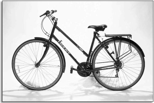 Image of a ladies’ bicycle (non A frame)